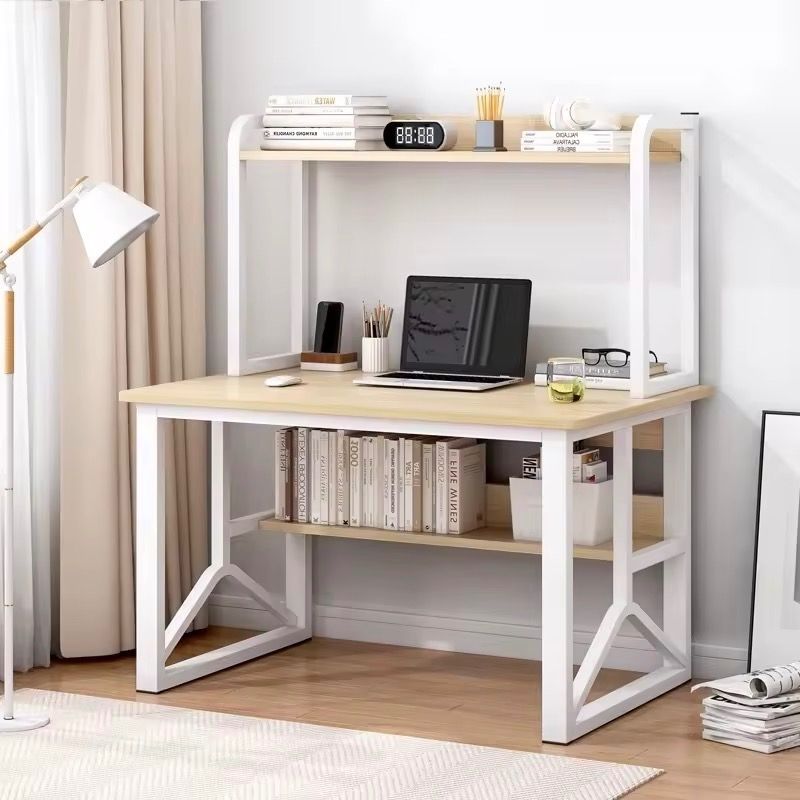 Premium Study Desk With Shelf | Writing Table With Storage Shelf ...