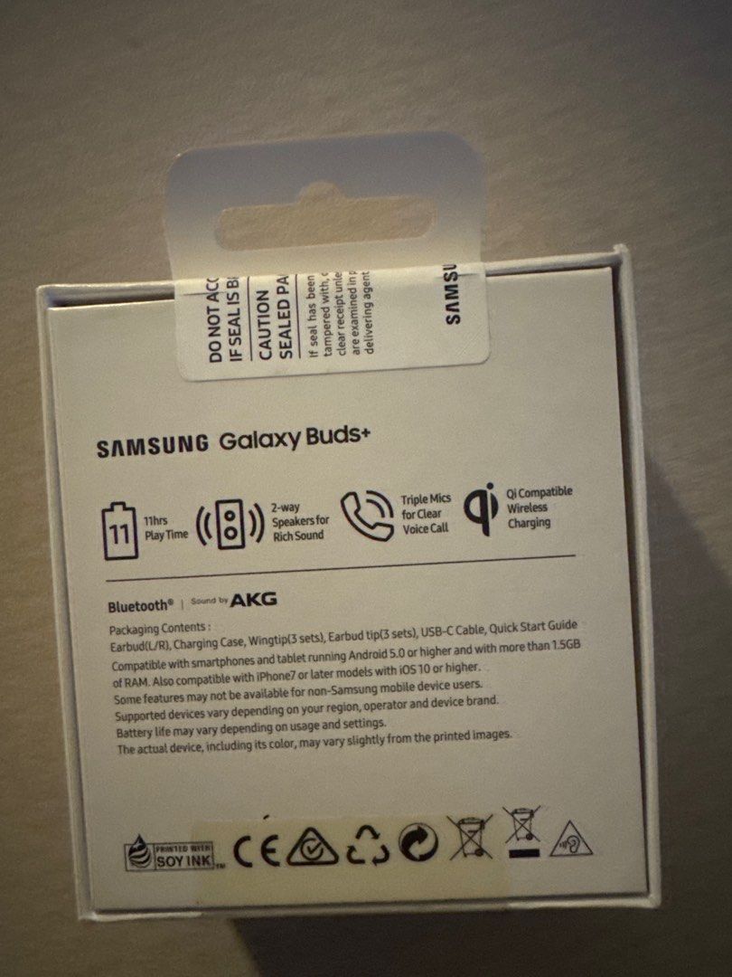 Samsung Galaxy Buds+ - Black - Brand New63202631798275111