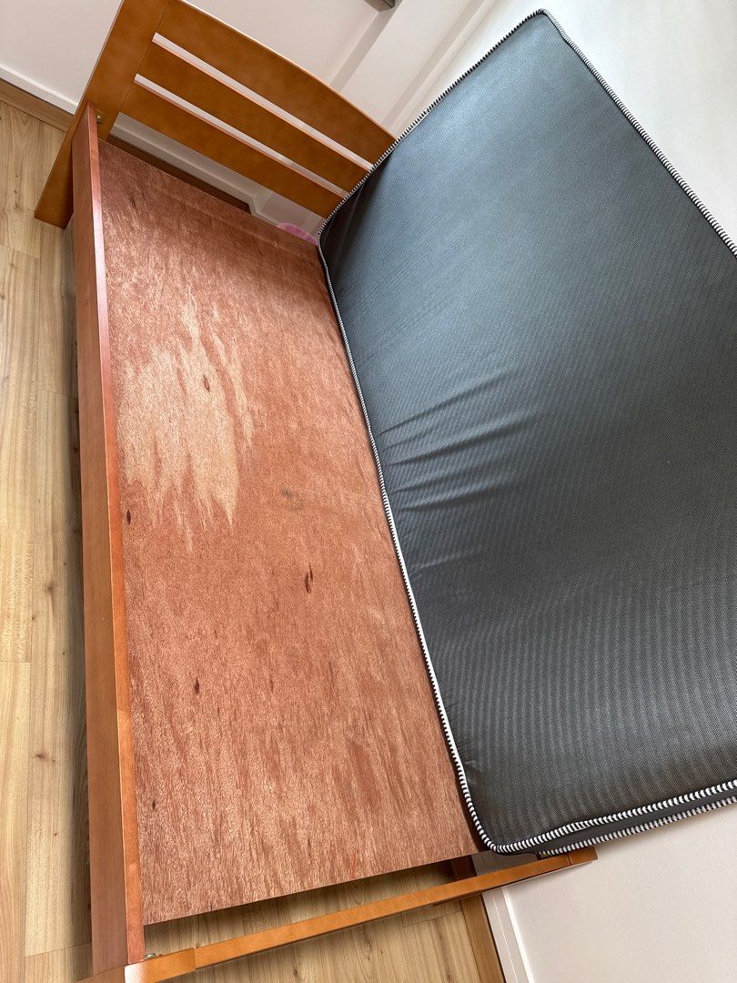 Single Bed Frame with Mattress65075082303875112