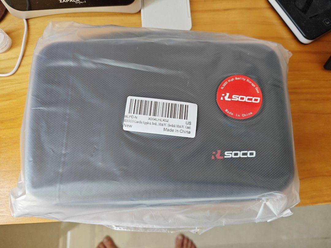 SOCO Hard Shell Case (Category: Cases & Sleeves) located in Singapore. Submitted by docrs (Listing ID 1382920641, Image 3). Description: - Brand new SOCO hard shell case. - Features: - Handle for easy carrying - Interior compartments - Securing strap - Includes desiccant pack to keep contents dry. - Perfect for storing electronics and small items. Mini PC and power supply..