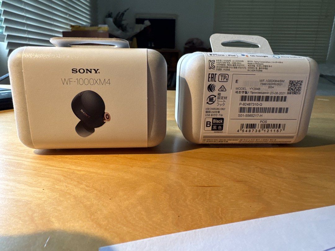 Sony WF-1000XM4 Wireless Noise Cancelling Earbuds - Black632345660972831119