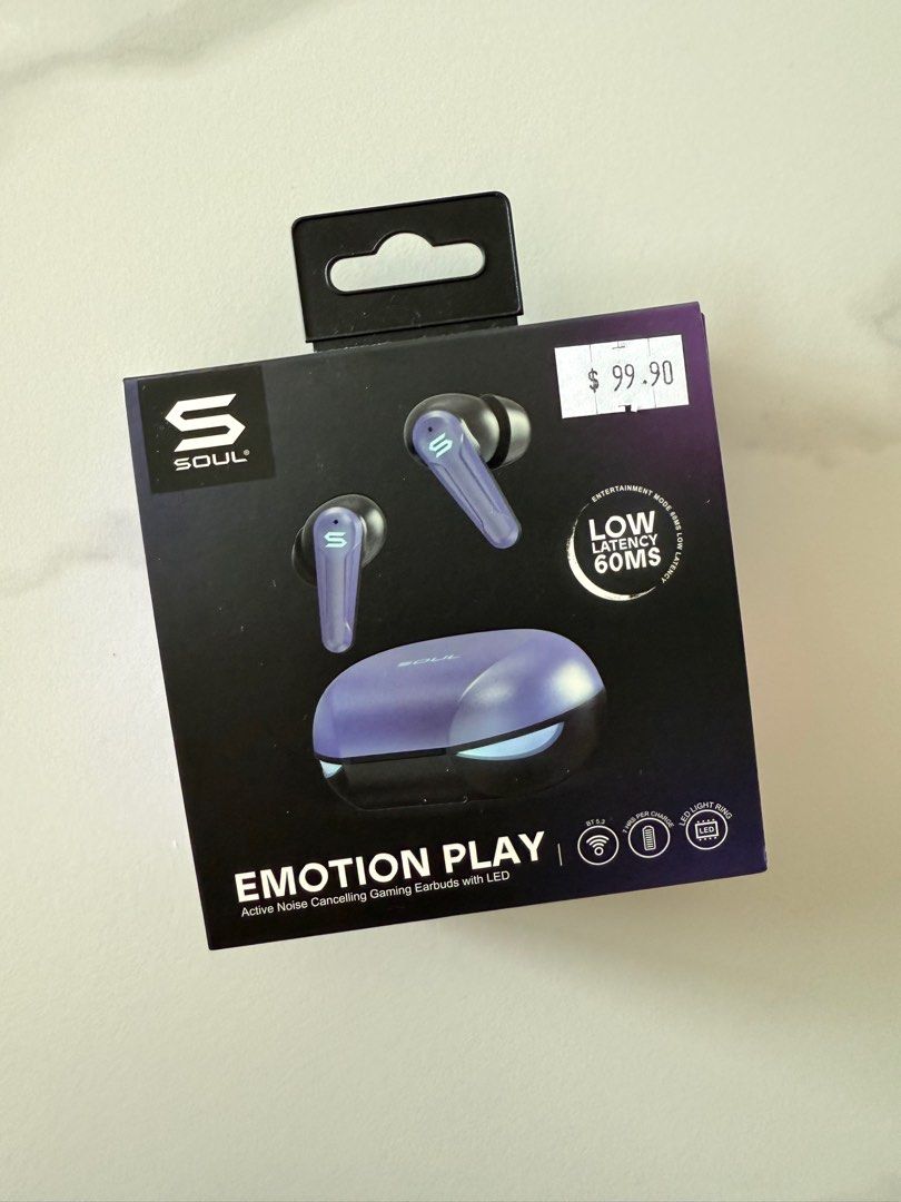 Soul Emotion Play Active Noise Cancelling Gaming Earbuds with LED632355369415711116