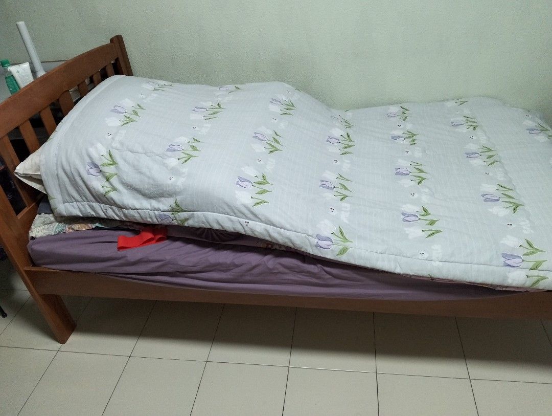 Super Single bed Frame and super Single mattress