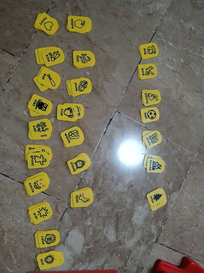 Swift Zingo Board Game Educational Toy (Category: Board Games & Puzzles) located in Manila. Submitted by ideafactoryph (Listing ID 1383000093, Image 2). Description: Flaw: Missing 5 tiles but will not impede game play. 67 tiles with 6 game cards. Match pictures with tiles on the device. The first player with a full card wins! Location: Sampaloc Manila.