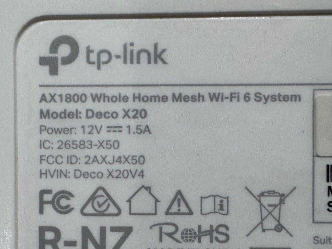 TP-Link Deco X20 (Set of 3)63202123280642111