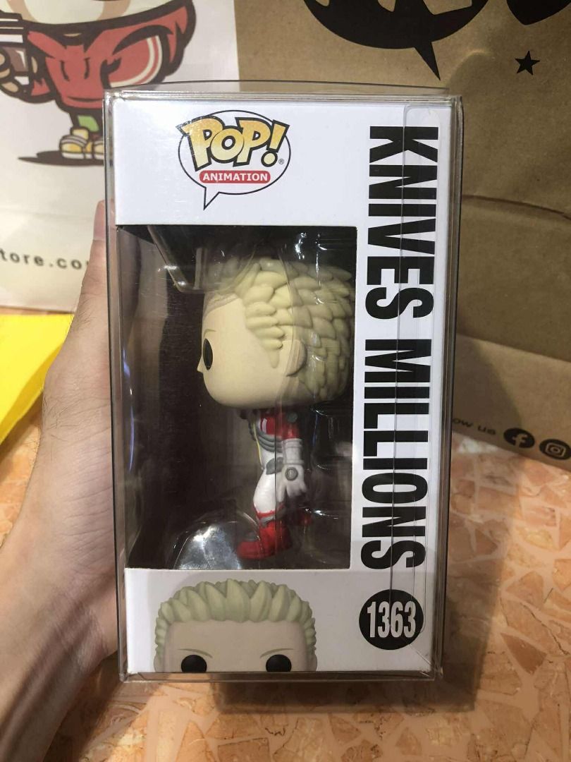 TRIGUN; Knives - Funko Pop (Category: Figurines & Statues) located in Quezon City. Submitted by n1elqqqq (Listing ID 1383043213, Image 2). Description: TRIGUN Knives - 500php w/ boss protection Payment thru Gcash Shipping via LBC or Lalamove location: Quezon City.
