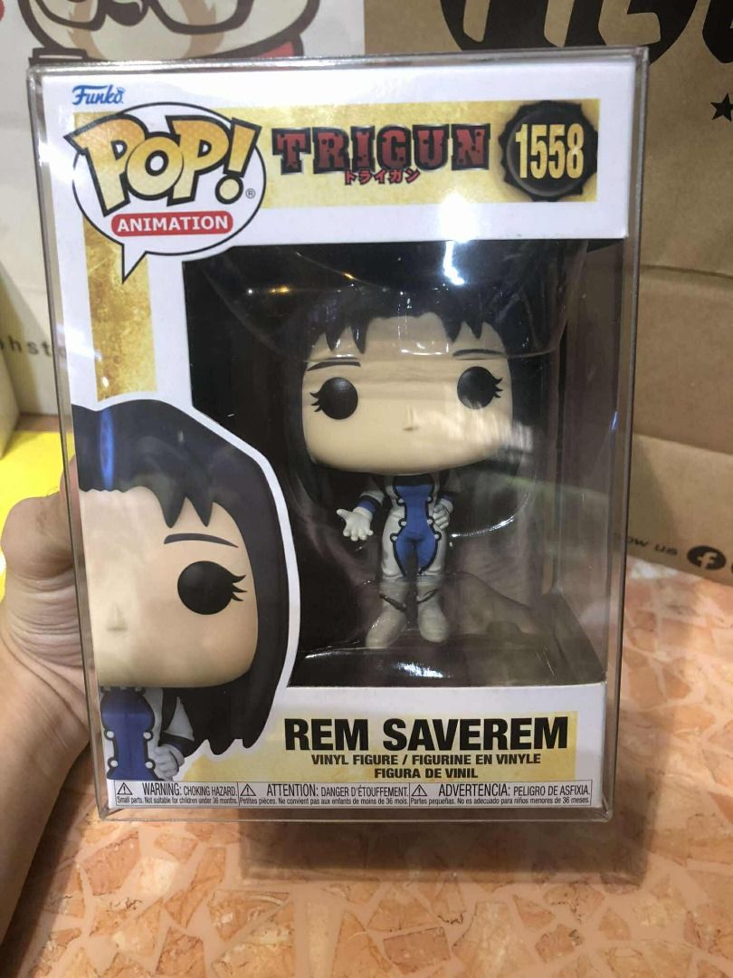 TRIGUN; Rem - Funko Pop (Category: Figurines & Statues) located in Quezon City. Submitted by n1elqqqq (Listing ID 1383043901, Image 1). Description: TRIGUN Rem - 500php w/ boss protection Payment thru Gcash Shipping via LBC or Lalamove location: Quezon City.