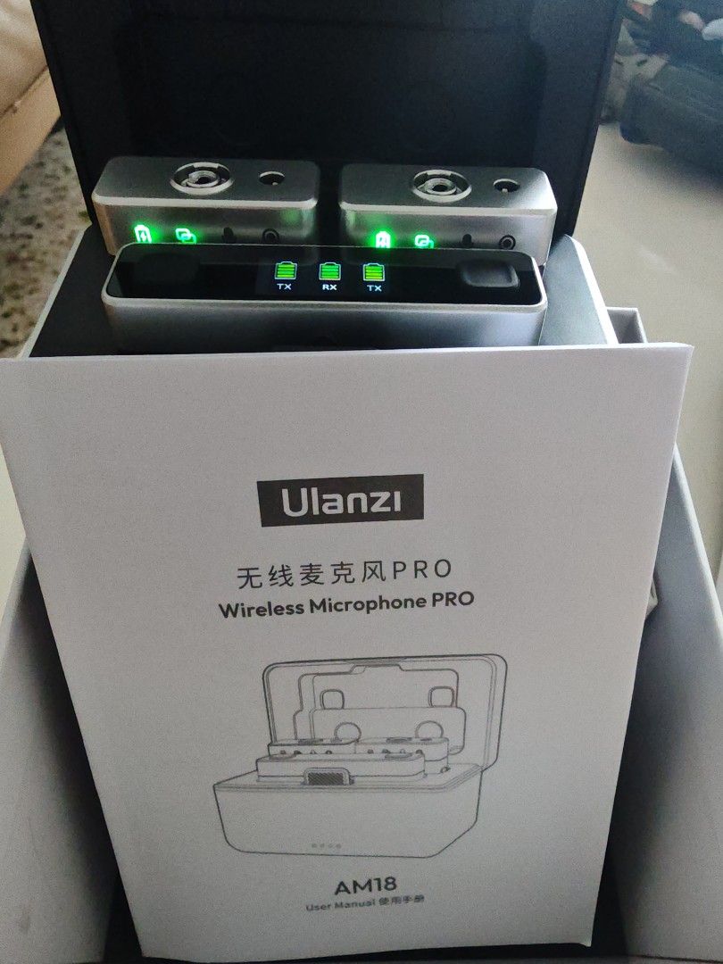 Ulanzi AM18 Wireless Microphone Pro - Brand New63235537248899111