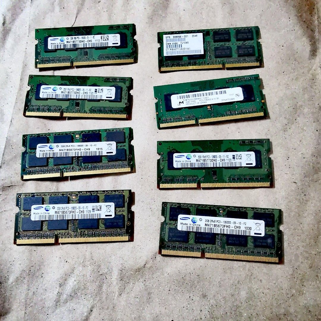Used Samsung 2gb 10600s laptop ram (Category: Laptops & Notebooks) located in Manila. Submitted by iamoggie (Listing ID 1382887134, Image 1). Description: Used Samsung 2gb 10600s laptop ram. Selling 150 each. All in good working condition no hidden defects. Ust area..