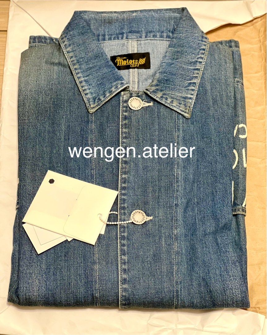 visvim MOTORS CLUB SS COVERALL JKT DMGD visvim SS COVERALL JKT