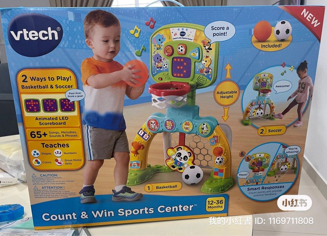 Vtech 2in1 sports centre (balls) (Category: Infant Playtime) located in Skudai. Submitted by cl_closet (Listing ID 1383015753, Image 2). Description: Brand new except the balls .