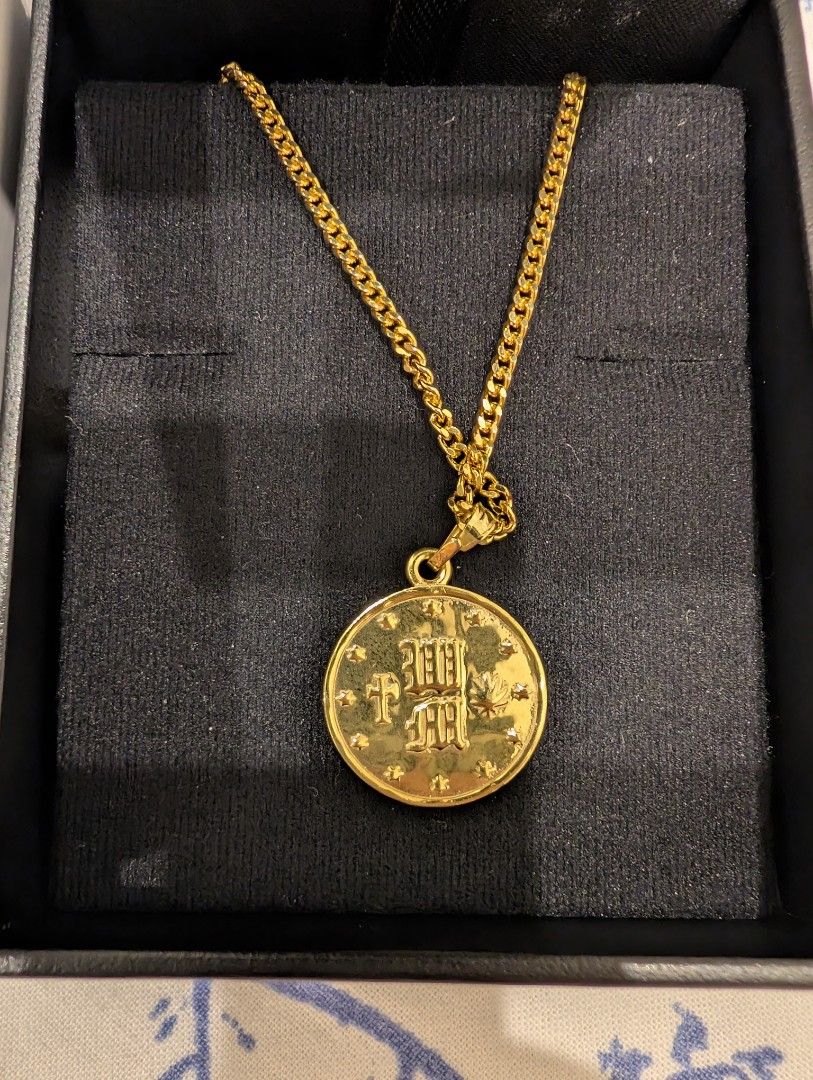 wacko maria coin necklace, 他的時尚, 手錶及配件, 珠寶在旋轉拍賣
