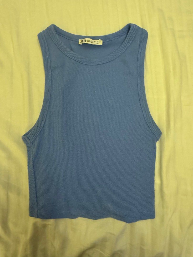 Zara Sleeveless Tank Tops (Bundle) (Category: Sleeveless) located in Mandaluyong City. Submitted by lokissummer (Listing ID 1382978978, Image 2). Description: Bundle promo, 300 each if buying separately. RFS: Not my style anymore.