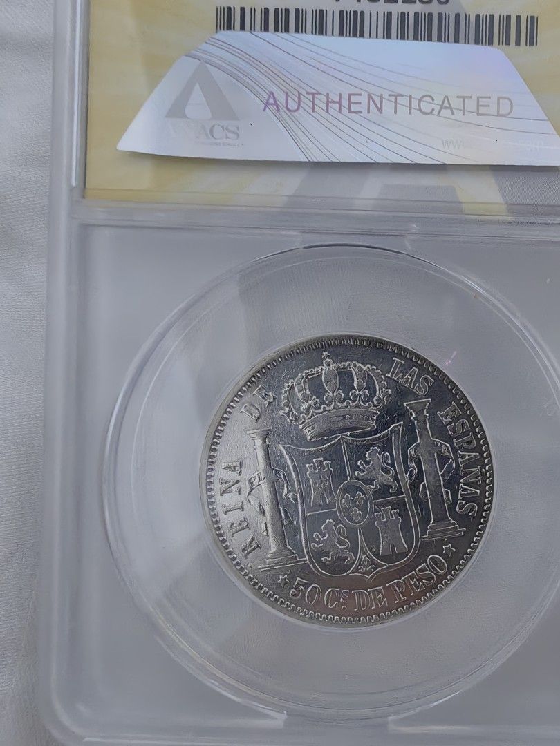 1868 50 cent (Category: Currency) located in Davao. Submitted by ee2006 (Listing ID 1383072326, Image 3). Description: .