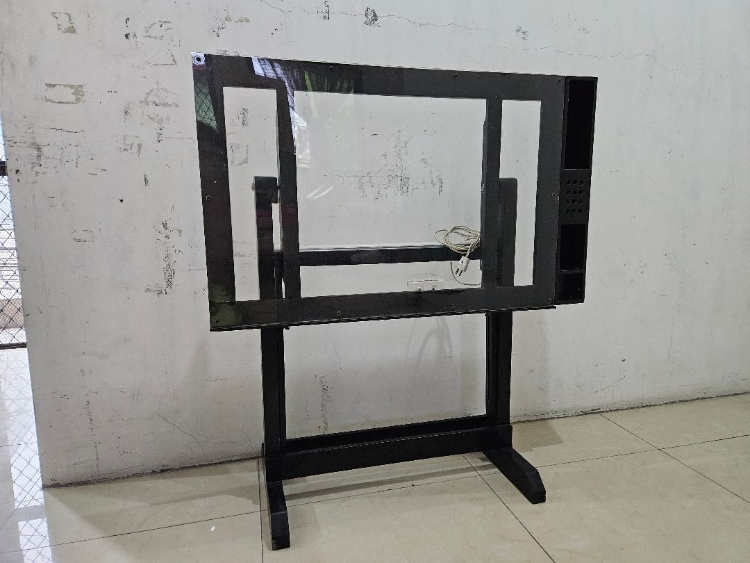 36"x24" Acrylic Lightbox Drafting Table for Architecture & Engineering (Wooden Frame and Acrylic) (Category: Office Furniture & Fixtures) located in Cainta. Submitted by eesoj (Listing ID 1383175001, Image 2). Description: For sale is my very own drafting table that got me through college. RFS: Decluttering Note: Item has cosmetic flaws from use but does not affect performance in any way. -Fully operable hinges up to 90 degrees -Robust design -Ac
