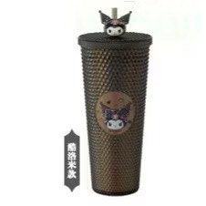 由 apieceof (刊登 ID 1383245388，圖片 3) 提交，位於 新北市 (New Taipei) 的 全新 7-11 庫洛米 酷洛米 公仔炫彩吸管冷飲杯 水壺 (類別：水杯、水壺)，說明：。