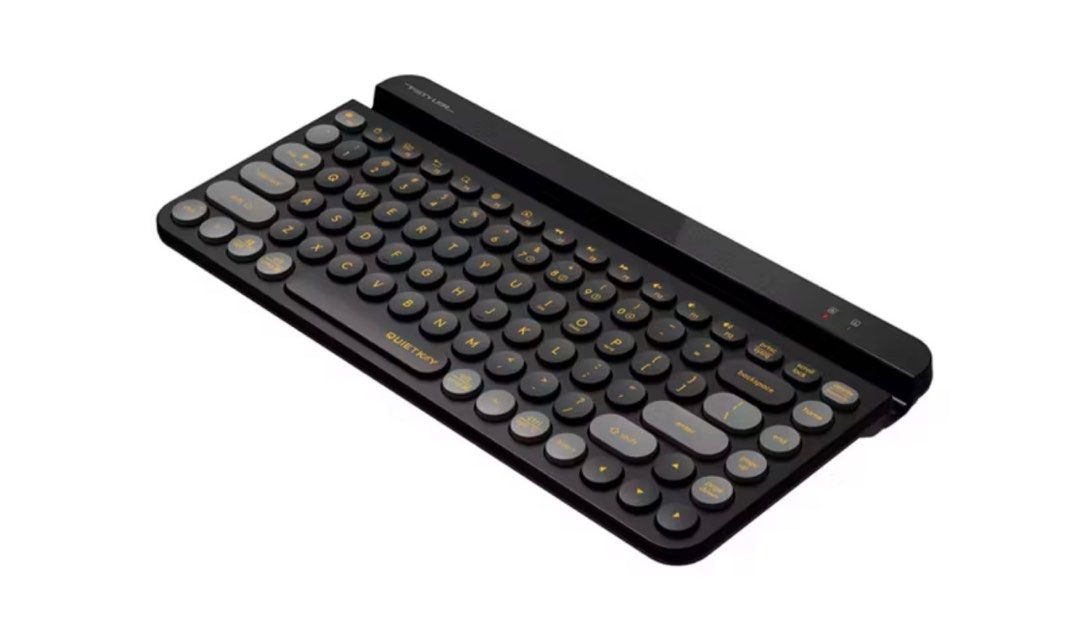 A4Tech QuietKey FSTyler FBK- 30 Keyboard Wireless Bluetooth & 2.4G (Category: Computer Keyboard) located in Quezon City. Submitted by got_missandei (Listing ID 1383111074, Image 3). Description: Retail price: Php 1,045 Quiet typing Dual connectivity mode Low profile retro round keycaps Integrated tablets cradle Operating system swap Nano receiver storage Compact & trendy.