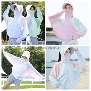 【清貨】A9570 - 拼色透氣防曬外套 - 粉色64220932260482110