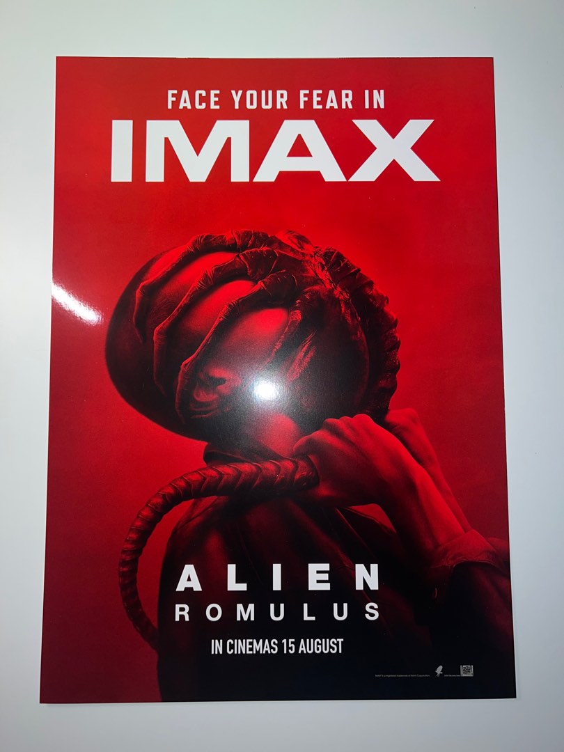 Alien Romulus IMAX poster, Hobbies & Toys, Collectibles & Memorabilia ...