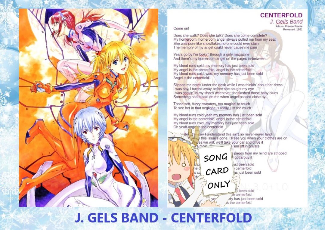 Angel In A Centerfold Song