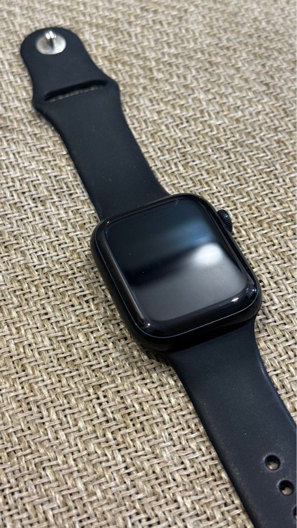 Apple Watch Series 9 GPS (Category: Wearables & Smart Watches) located in Makati City. Submitted by raphcamero (Listing ID 1383228703, Image 2). Description: Apple Watch Series 9 GPS Color: Midnight Aluminum Size: 45mm Battery Health: 96% Band: Midnight SportBand size M/L Price: 16500 Complete with Box Charging cable Issue: Minimal scratches Meetups: Glorietta/SM Makati/Mall of Asia Delivery: Shouldered by the buyer .