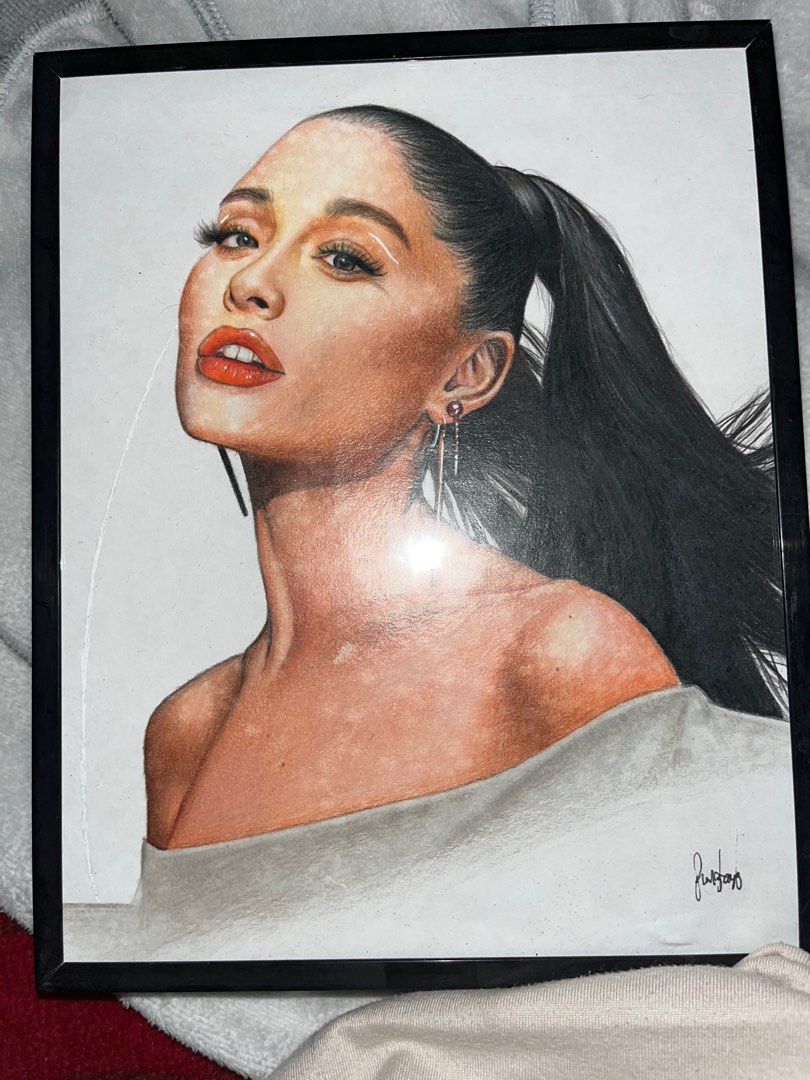 Ariana grande fan art (Category: Art & Prints) located in San Pedro. Submitted by uboyz123 (Listing ID 1383247968, Image 2). Description: 300 each Type of color pencil that that use is Prisma color.