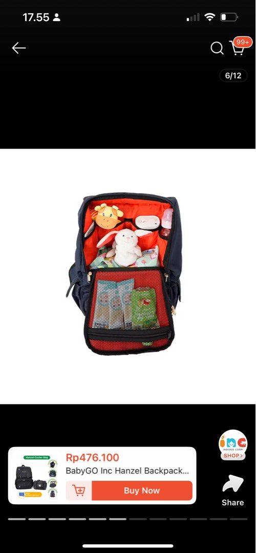 BabyGo Inc Hanzel Backpack Cooler Bag - Tas Newborn (Kategori: Orang Tua, Bayi & Anak - Lainnya) berada di Jakarta Pusat. Dikirim oleh preloveedbytikaa (ID iklan 1383190450, Gambar 3). Deskripsi: .