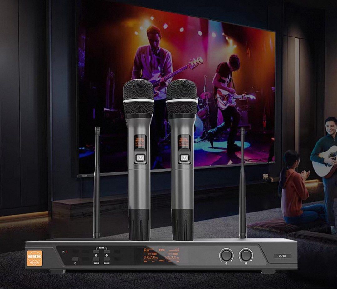 BBS G-28 Wireless Microphone System - Professional Quality Public Address PA or Karaoke632355372015371123