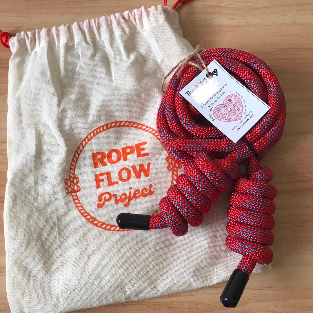 Beginner-Friendly Rope (220g) by Rope Flow Project (Brand New!) (Category: Toning & Stretching Accessories) located in Santa Rosa. Submitted by eowynippy (Listing ID 1383106077, Image 2). Description: Entry-level weighted rope 💥 Brand New | Never Used | Tag Still Intact | Available in Original Packaging | Rope Flow Project original Looking to start rope flow? This is the perfect entry-level rope to get you moving! ✨ Specs: – Color: Red – Weight: