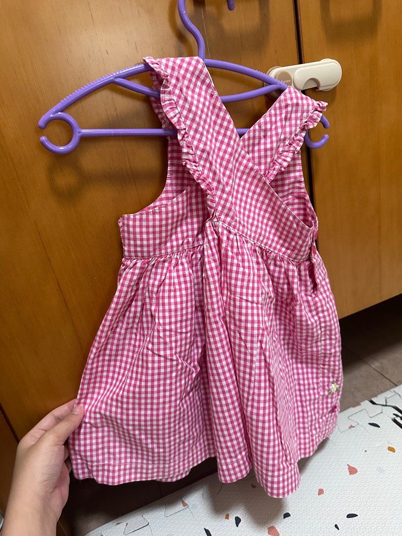 Bluberri Blvd Gingham Ladybug Dress (Category: Babies & Kids Fashion) located in Quezon City. Submitted by actank (Listing ID 1383087596, Image 2). Description: So cute in actual 18m on tag.