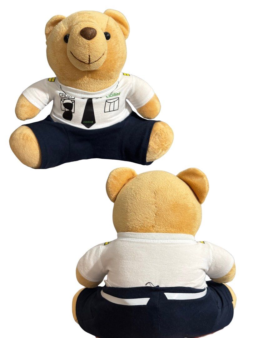 Boneka Teddy Bear Official Citilink (Kategori: Mainan & Baby Walker) berada di Bandung. Dikirim oleh visualpreloved (ID iklan 1383171621, Gambar 1). Deskripsi: - Beli di citilink saat on board - Tidak ada minus, masih mulus - Memang tidak diberi box - Baju bisa dilepas pasang - Harga yang tertera sudah termasuk biaya admin oren.