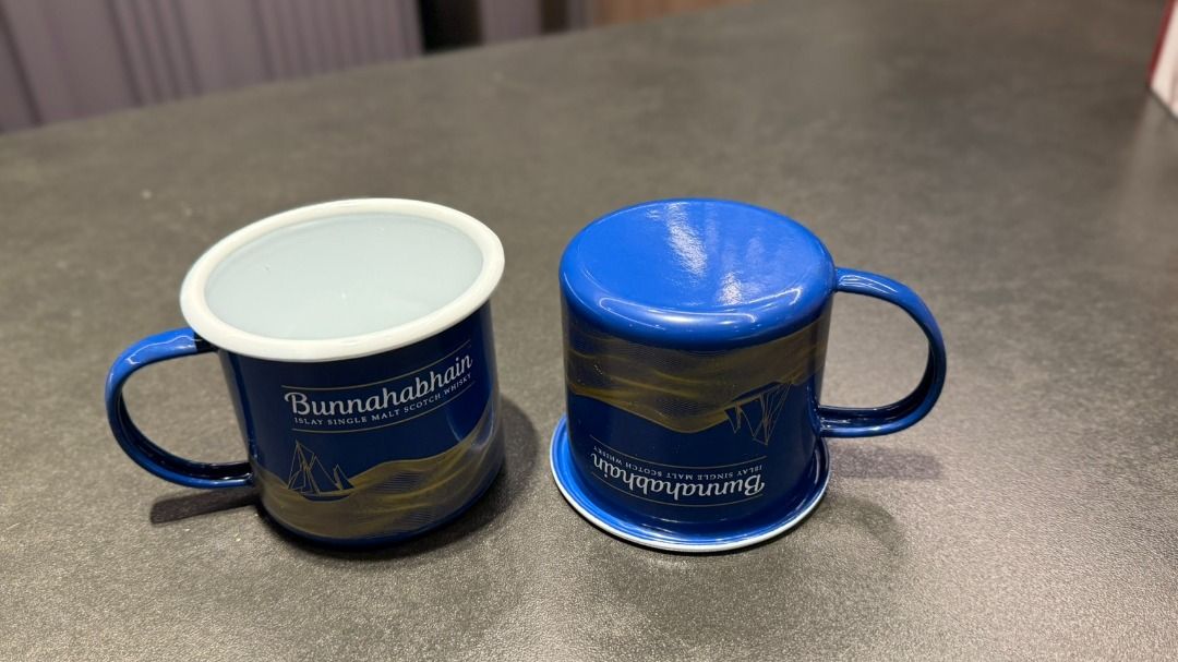 由 momochiang123 (刊登 ID 1383238706，圖片 2) 提交，位於 桃園市 (Taoyuan) 的 Bunnahabhain 杯子 (類別：水杯、水壺)，說明：Bunnahabhain 杯子, 全新未使用。1個30，兩個50。