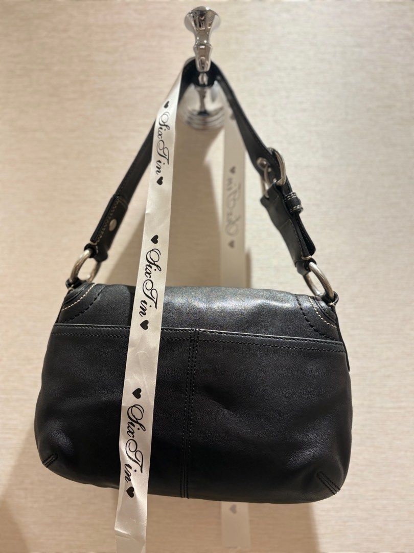 Coach mini soho (Category: Luxury Bags & Wallets) located in Bacoor. Submitted by sixtin_ (Listing ID 1383200575, Image 2). Description: Rank B Good condition Minimal sign of usage No hangtag Free bag charm.