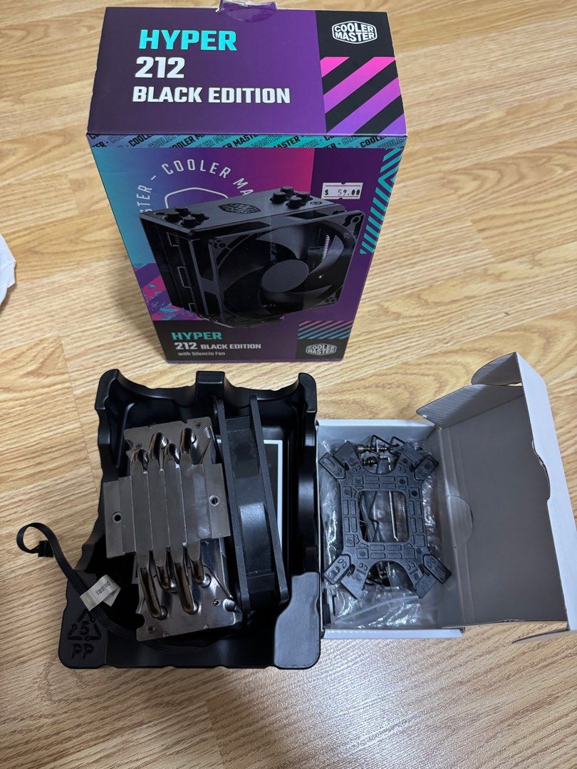 Cooler Master Hyper 212 Black Edition CPU Cooler, air cooler63206827380353110