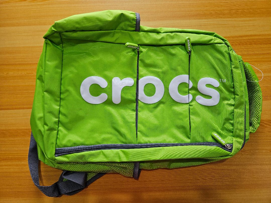 Crocs Green Backpack (Category: Backpacks) located in Cainta. Submitted by eesoj (Listing ID 1383114913, Image 1). Description: For sale is a Green Crocs Backpack. RFS: Decluttering. -Comes with tag. .
