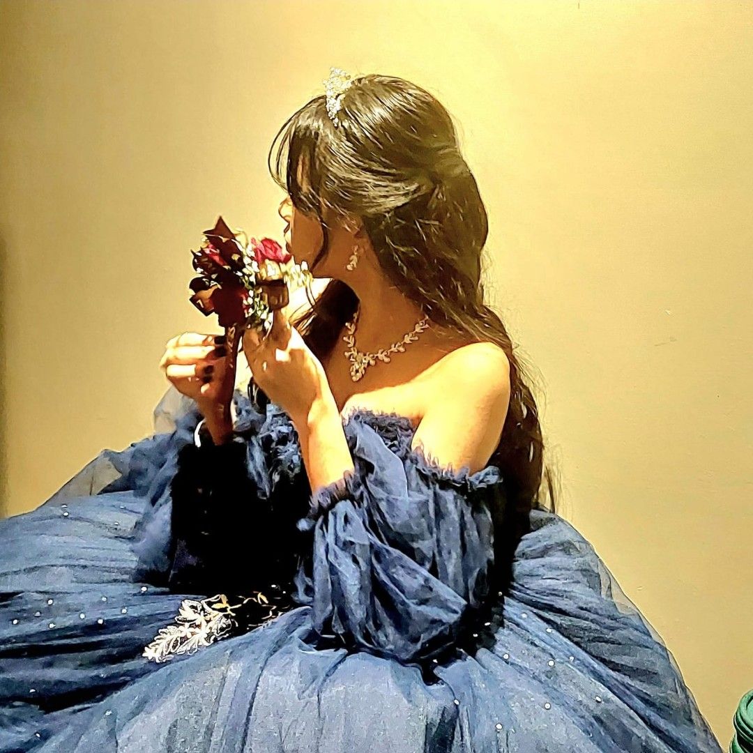 DARK BLUE GOWN (for Prom, Sagala) (Category: Evening dresses & gowns) located in Paranaque City. Submitted by leneleng (Listing ID 1383021720, Image 1). Description: CONDITION: LIKE NEW. Used once for my daughter’s Junior prom. She's done with her princess/ fairy vibe era so she doesn't want to re-wear it. No petticoat. Originally bought for Php3000. DEFECT: there’s a slight tear at the bottom of the gown but barely noticeable. COLOR: is dark blu