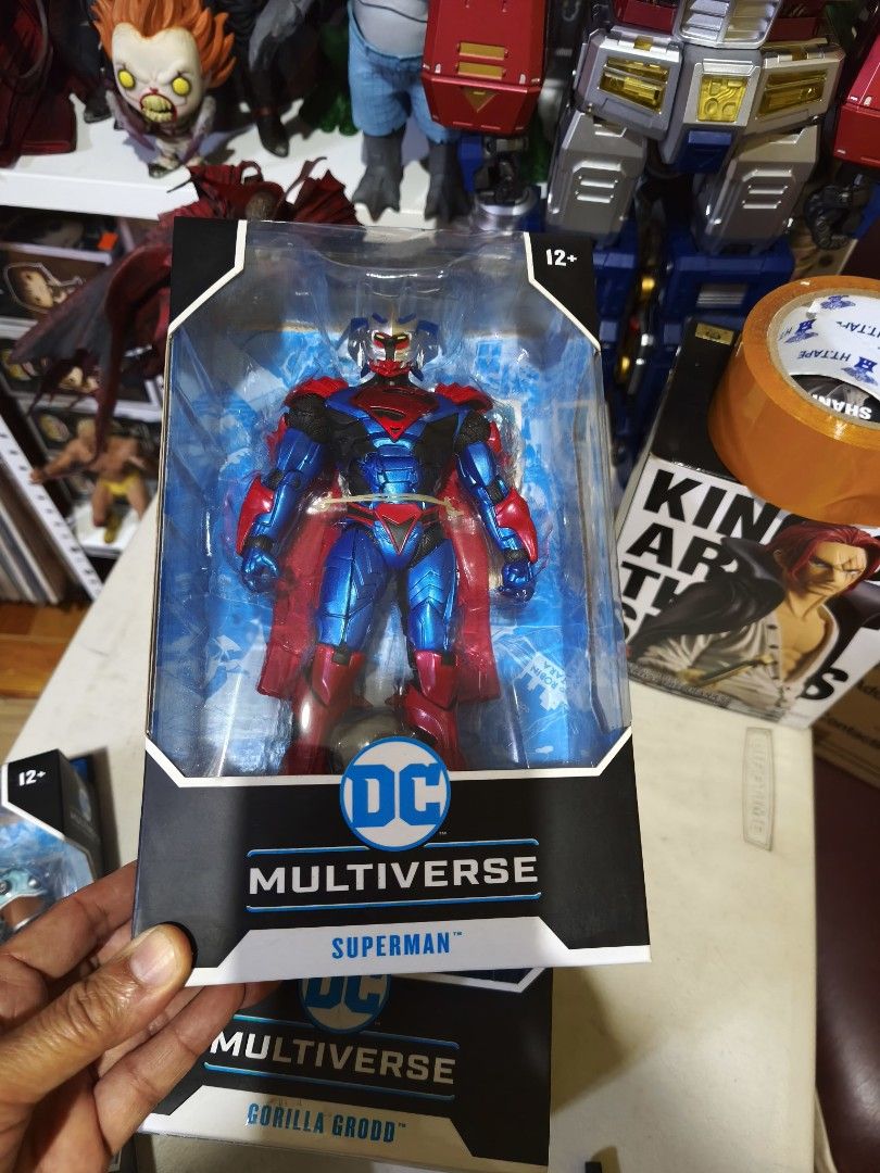 DC McFarlane Superman (Category: Figurines & Statues) located in Makati City. Submitted by jetpiraterecords (Listing ID 1383144621, Image 3). Description: Sold separately Superman 2200 cyborg 1200 Gorilla Grod 900.