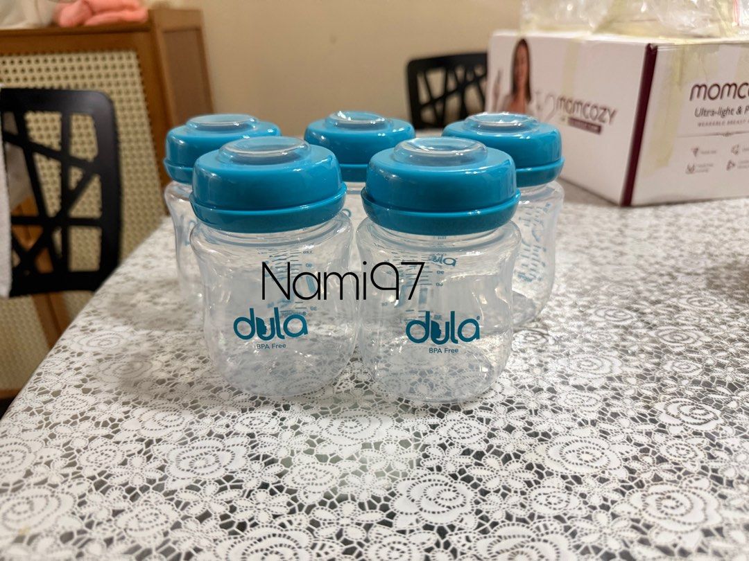 Dula Wideneck Milk Storage (Category: Breastfeeding & Bottle Feeding) located in Manila. Submitted by thelayoutstudiooo (Listing ID 1383087157, Image 1). Description: 5pcs.