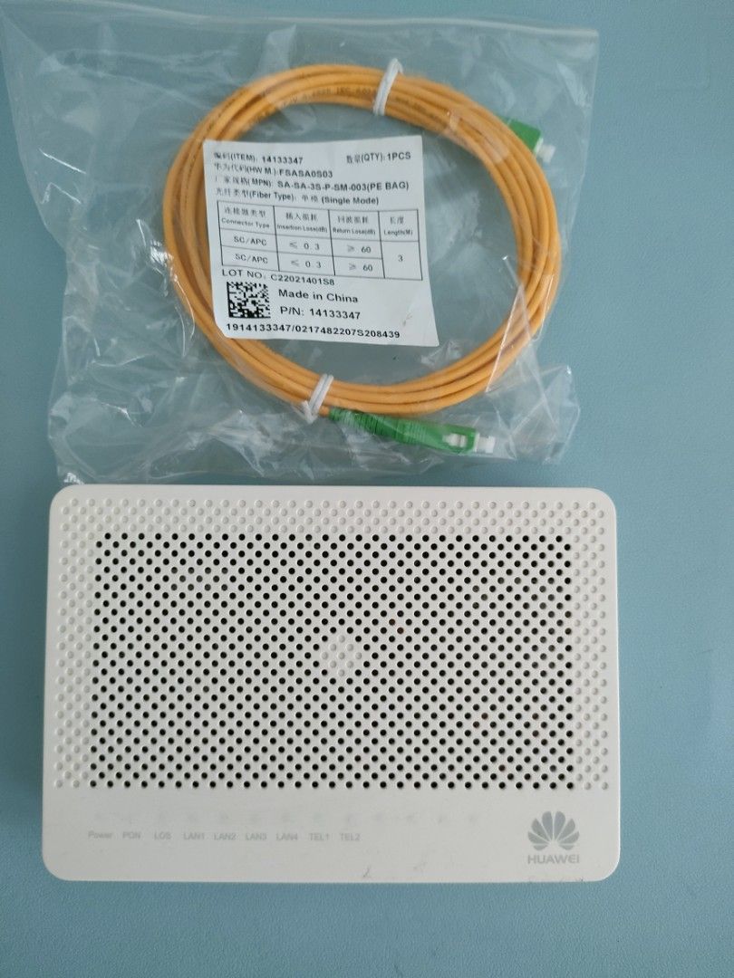 Fiber Optic Cable and Router63215332301186110