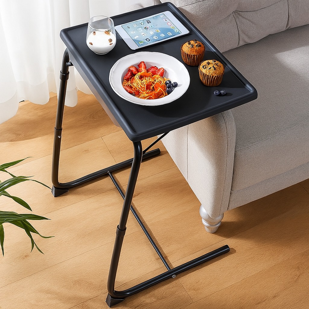 Foldable Laptop Table | Bedside Study Table | Adjustable Laptop Desk ...