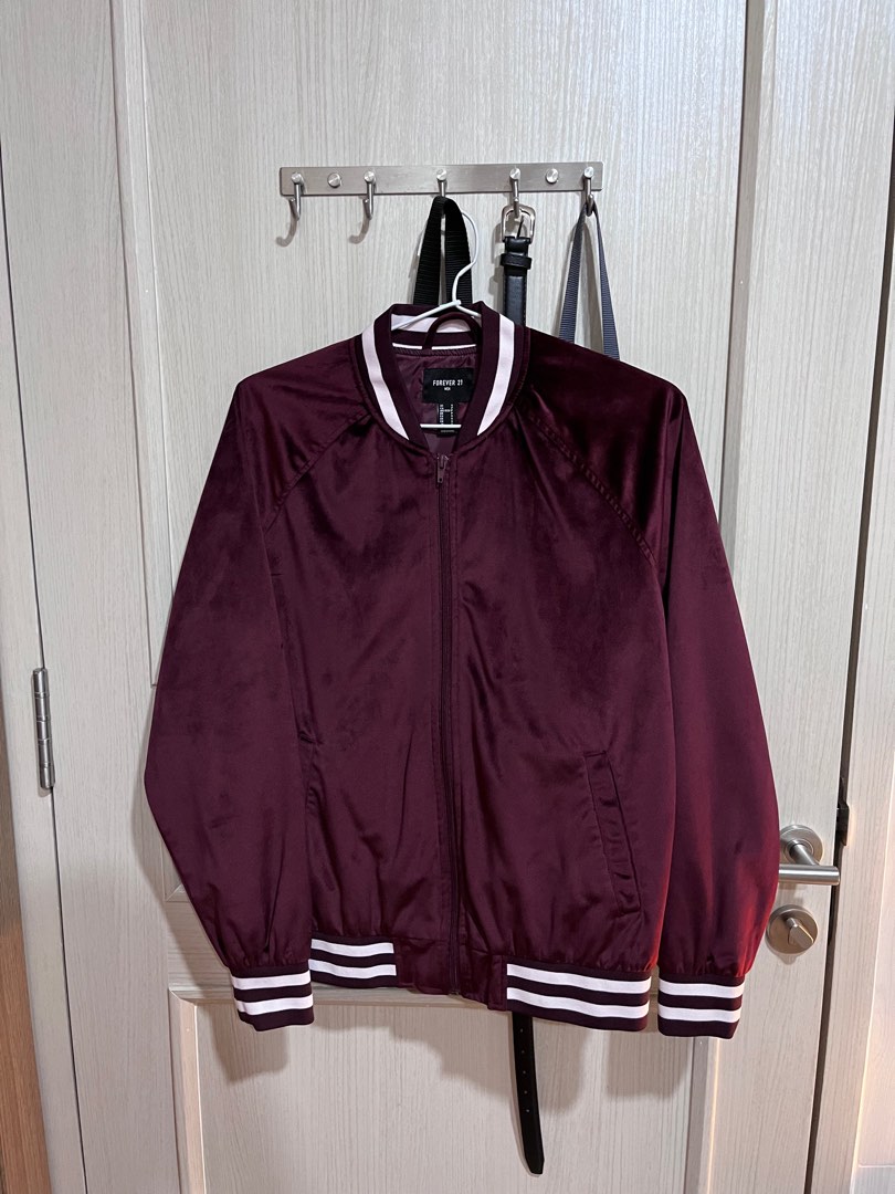 Forever 21 Velvet bomber jacket