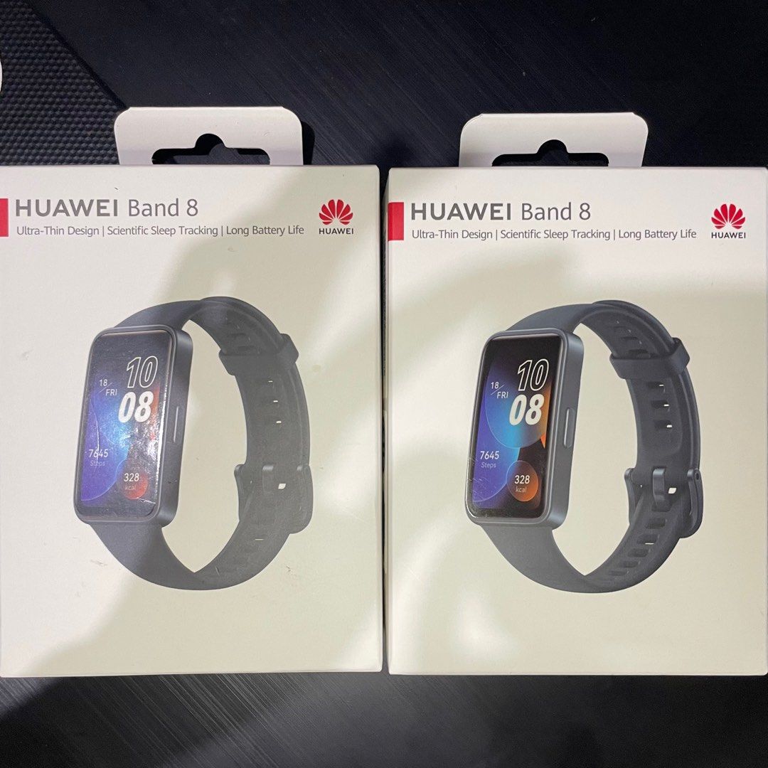 Huawei Band 8 (Sealed) - Midnight Black (Category: Wearables & Smart Watches) located in Manila. Submitted by bleuer (Listing ID 1383199023, Image 2). Description: Features: • Ultra-thin (8.99mm) design • 1.47” AMOLED FullView display • Scientific sleep tracking • Continuous heart rate monitoring • Automatic SpO₂ (oxygen level) detection • 100 workout modes • 10,000+ watch faces • 5ATM water resistance • Long battery life + fast charging 🎨 Color