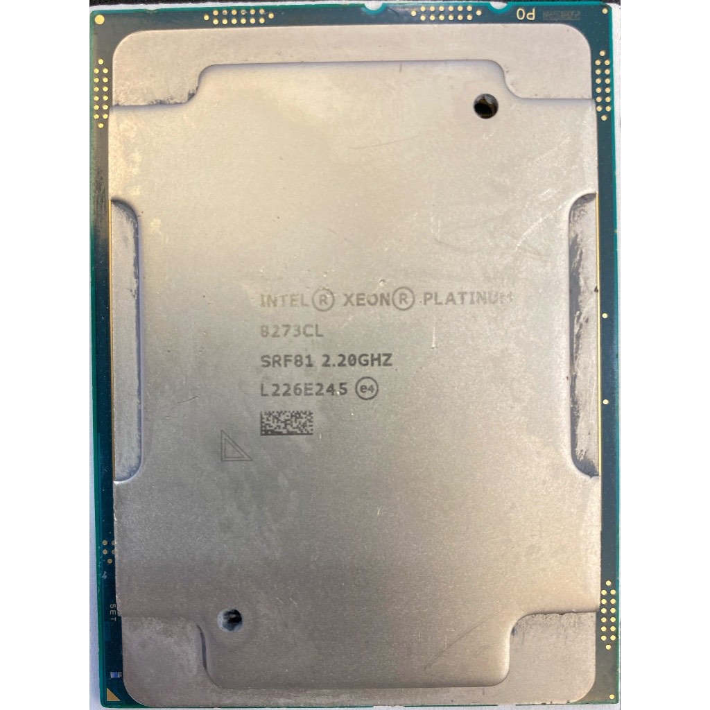 Intel XEON PLATINUM 8272CL 同一ロットの2枚セット Intel XEON PLATINUM 8272CL 同一ロットの2枚セット（Intel Xeon