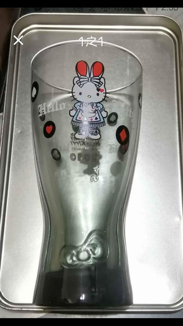 由 wendyyang30373 (刊登 ID 1383122128，圖片 1) 提交，位於 新北市 (New Taipei) 的 Kitty紀念玻璃杯 (類別：餐具和餐具)，說明：。