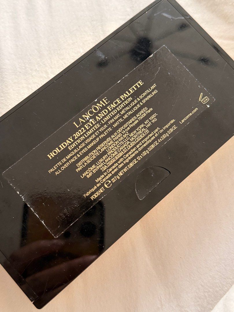 Lancome Eye and Face Palette (Category: Makeup) located in Caloocan City. Submitted by andyargu (Listing ID 1383126792, Image 3). Description: 98% left almost brand new just swatched it.
