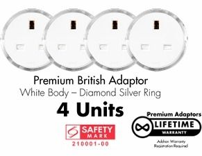 Line8 Power Track Model SL/R 1200mm + 4 x Premium British Adaptor Package Deal (Without Installation)632261846602271124