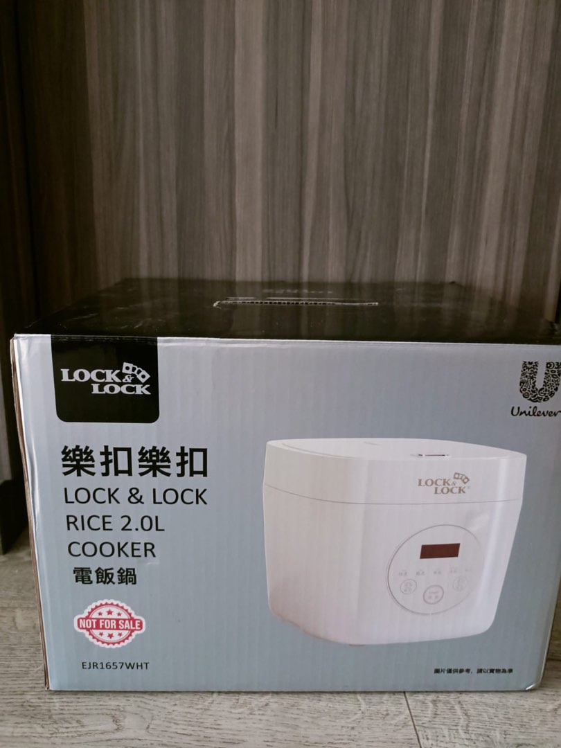 Lock & Lock Rice Cooker 2.0L, TV & Home Appliances, Kitchen Appliances ...