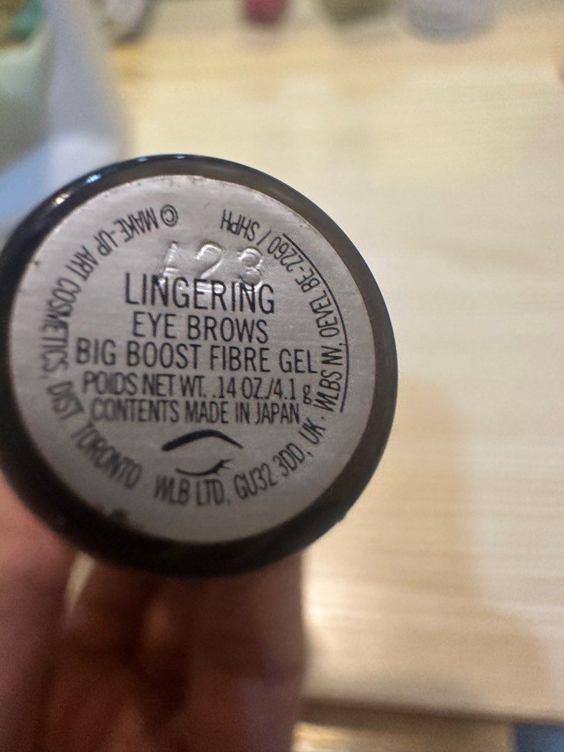 MAC Fiber Gel Eyebrow Mascara (Category: Makeup) located in Cavite. Submitted by gcruz0512 (Listing ID 1383238765, Image 2). Description: Sf co buyer 80-90% full Not expired ❤️.