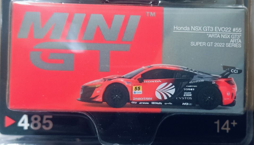 ミニカー MINI GT Honda NSX GT3 EVO22 #55 485 4895183672559-4.jpeg