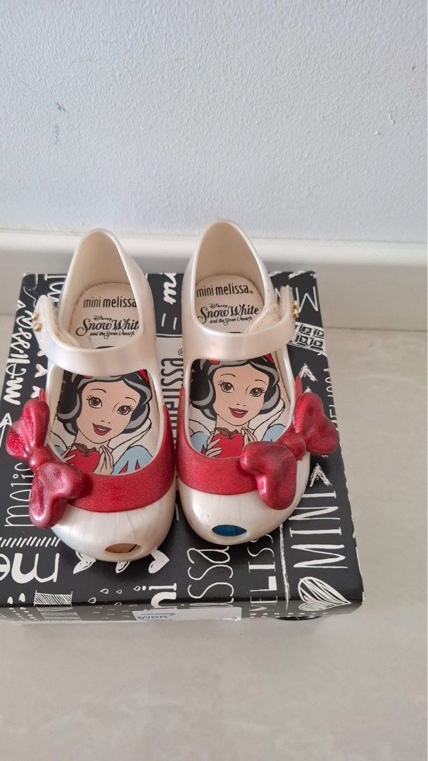 Kids Mini Melissa Size Mini Melissa Ultragirl Snow White Shoes
